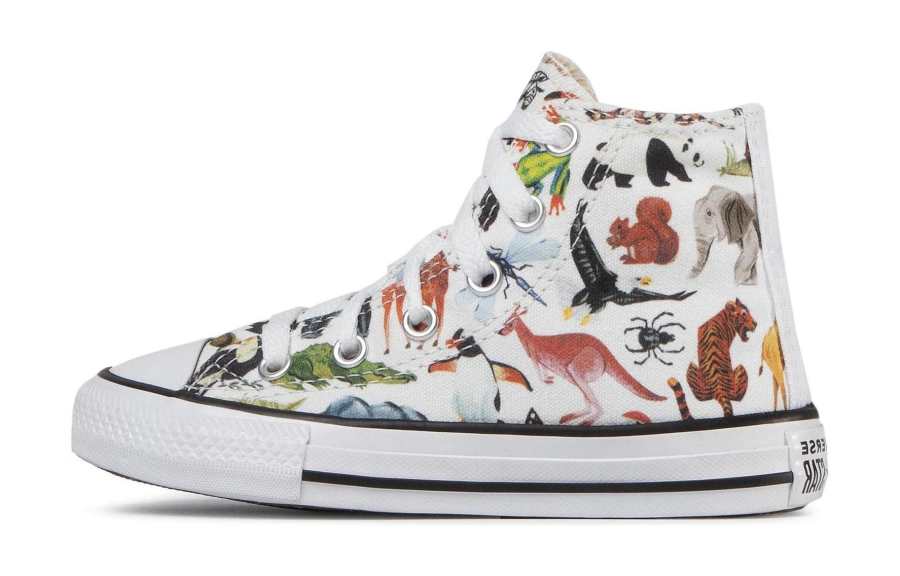 Converse Chuck Taylor All Star Anti Kick Cushioning High top Kids Canvas Shoes Multicolor