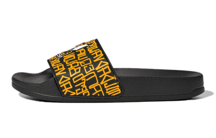 Adidas Adidas ADILETTE SHOWER Low top Kids' Slippers Black Yellow Kids'