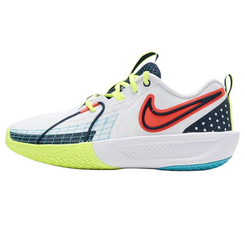 Nike Nike G.T. Cut 3 Slip Resistant Low top Children's Basketball Shoes White Kids'