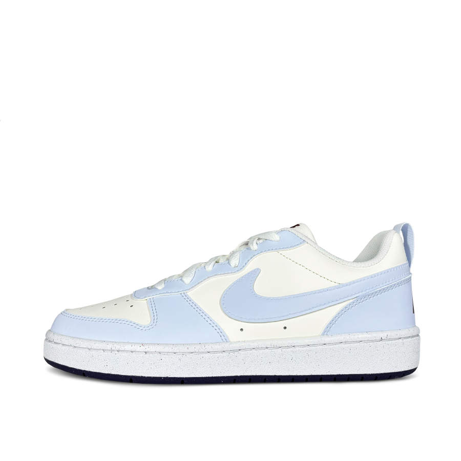 Nike Nike Court Borough Sea Salt Cheese Low top Kids' Skateboarding Shoes Blue Yellow Kids'