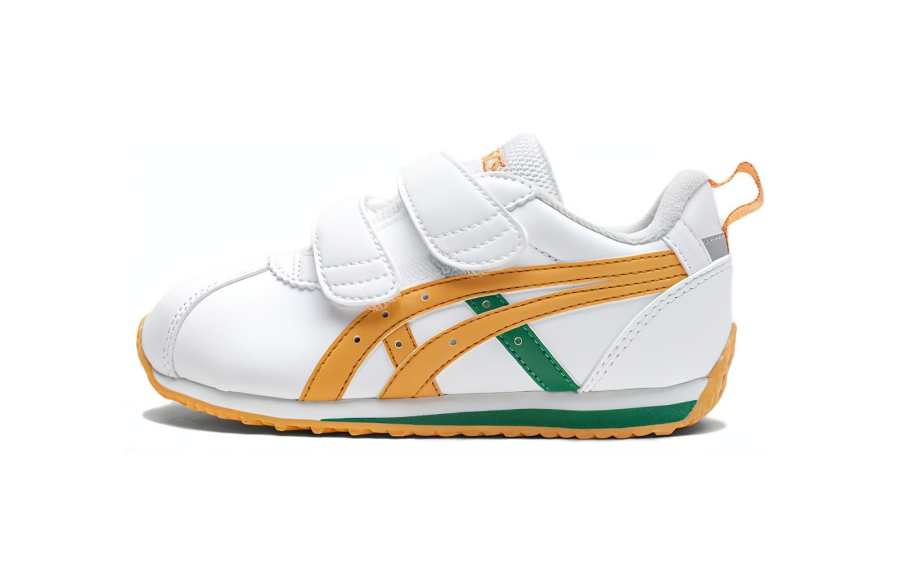 Asics Cotla Cushioning Low top Toddler Shoes White Yellow Green Infant And Toddler
