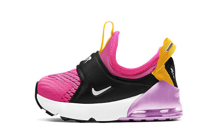 Nike Nike Air Max 270 Breathable And Lightweight Low top Toddler Shoes Fuchsia Infant And Toddler