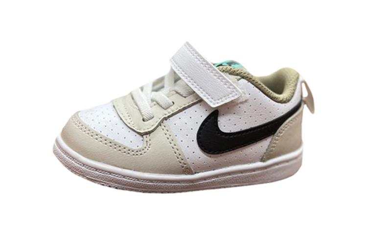 Nike Nike Court Borough Abrasion Resistant Breathable Low top Skateboard Shoes Gray White Infant And Toddler