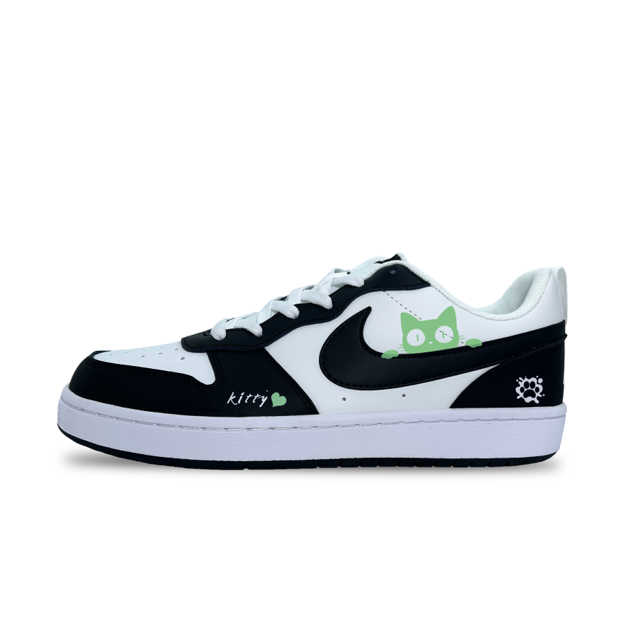 Nike Nike Court Borough Kitten Peeking Slip Resistant, Abrasion Resistant, Waterproof