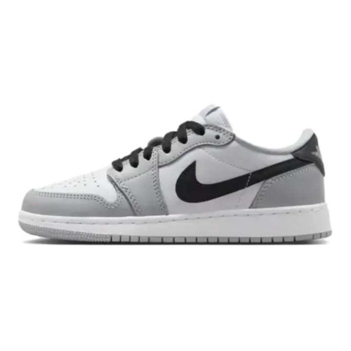Jordan Jordan Air Jordan 1 Low top Skateboard Shoes Gray White Unisex