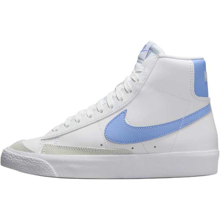 Nike Nike Blazer Mid 77 Mid top Basketball Shoes White Blue Unisex