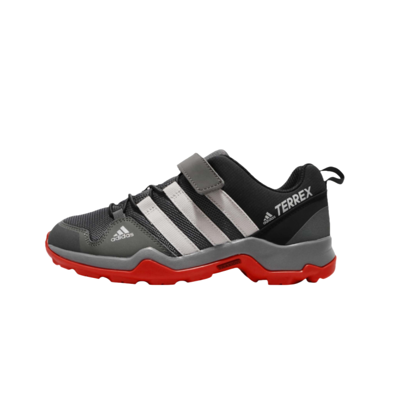 Adidas Adidas Terrex Ax2r Slip Resistant Cushioning Abrasion Resistant Low top Kids' Outdoor Shoes Gray Teenagers