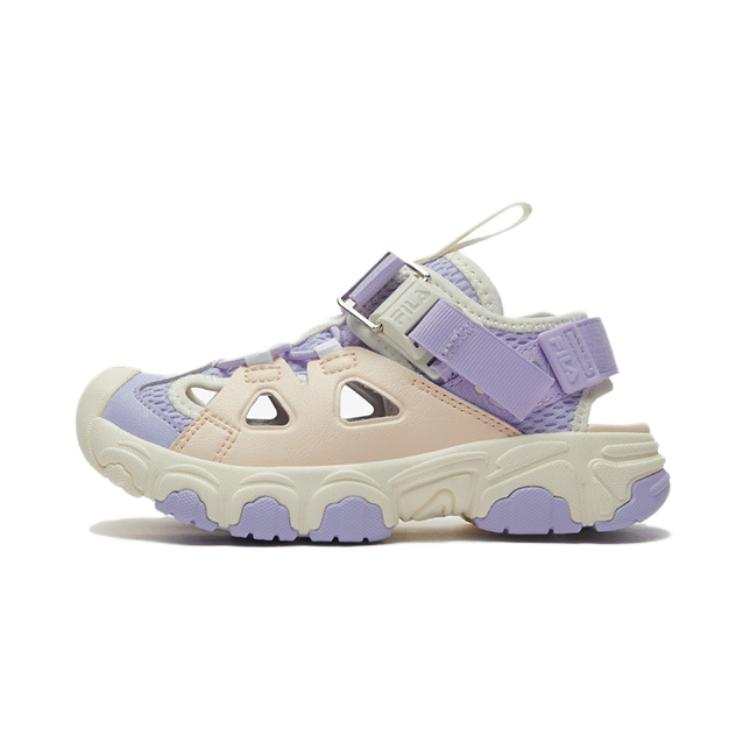 FILA KIDS Slip Resistant Slip Resistant Children's Sandals Purple Pink Children Aged 3 7 Years Old