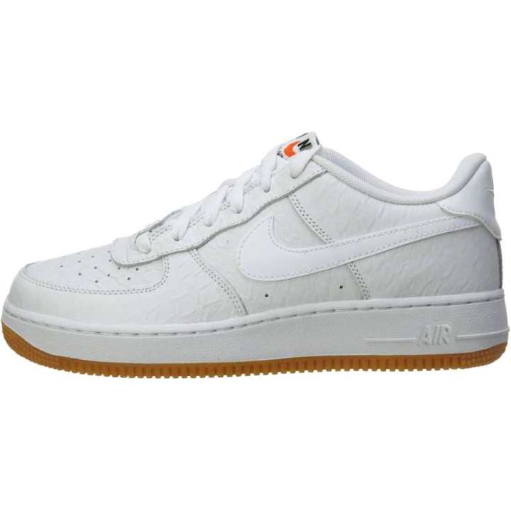 Nike Nike Air Force 1 Low top Skateboard Shoes White Brown Unisex