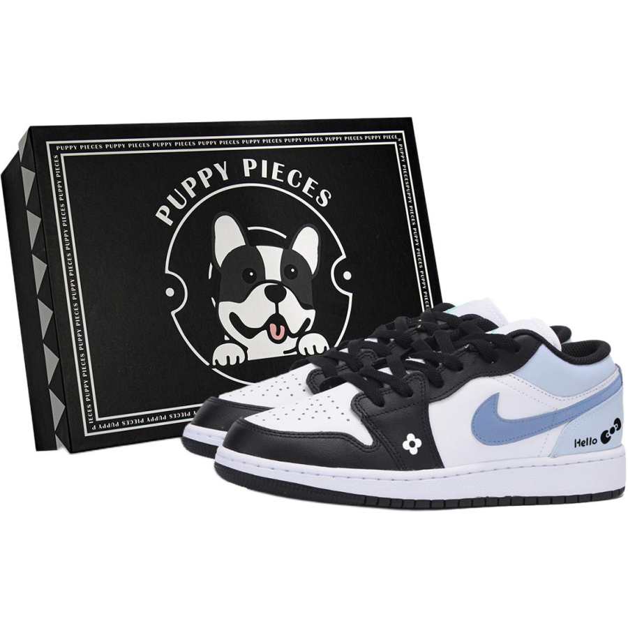 Jordan Jordan Air Jordan 1 Low Leather Low top Children's Basketball Shoes White Teenagers