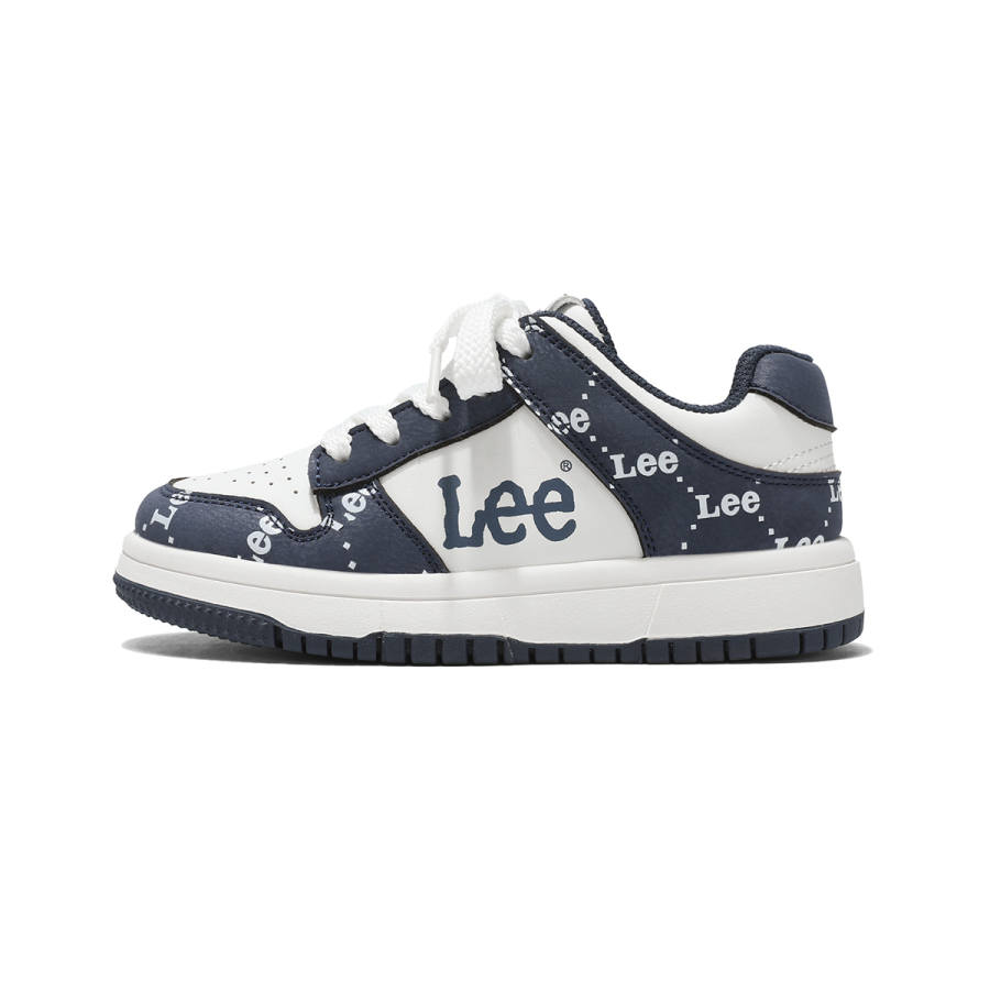 LEE KIDS Low top Kids' Skateboarding Shoes Beige White Blue Unisex