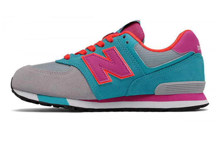 New Balance New Balance NB 574 Cut And Paste Low top Kids' Running Shoes Gray Blue Purple Teenagers