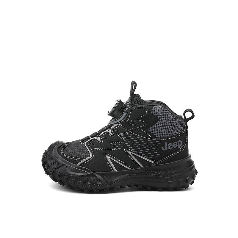 Jeep Mid top Casual Shoes Knight Black Kids'