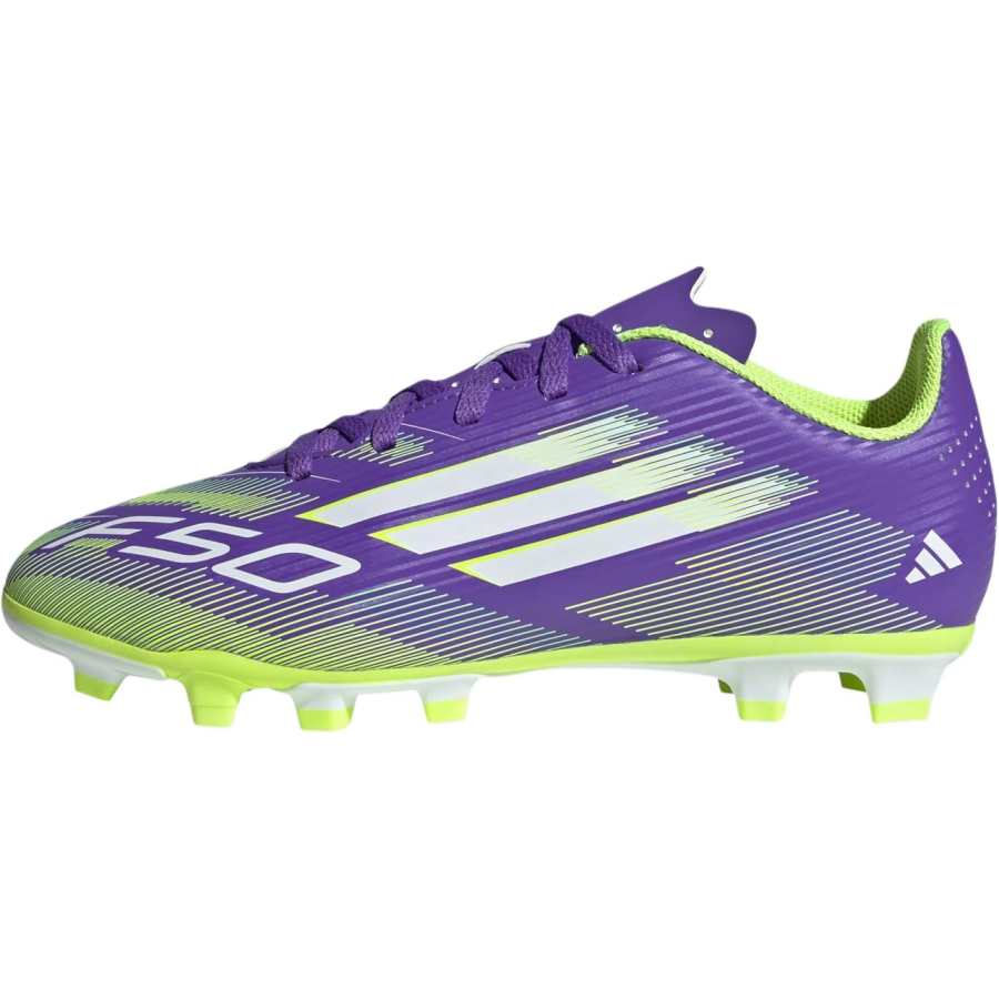 Adidas Adidas F50 CLUB Abrasion Resistant Support Low top Kids' Soccer Shoes Purple Kids'