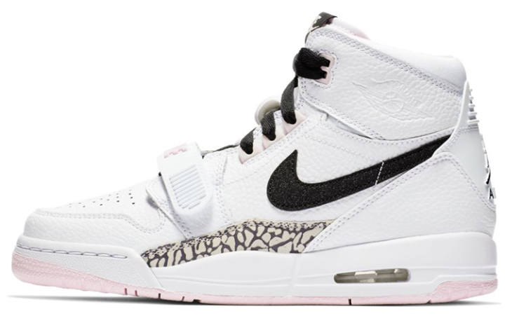 Jordan Jordan Legacy 312 White Black Pink Foam GS