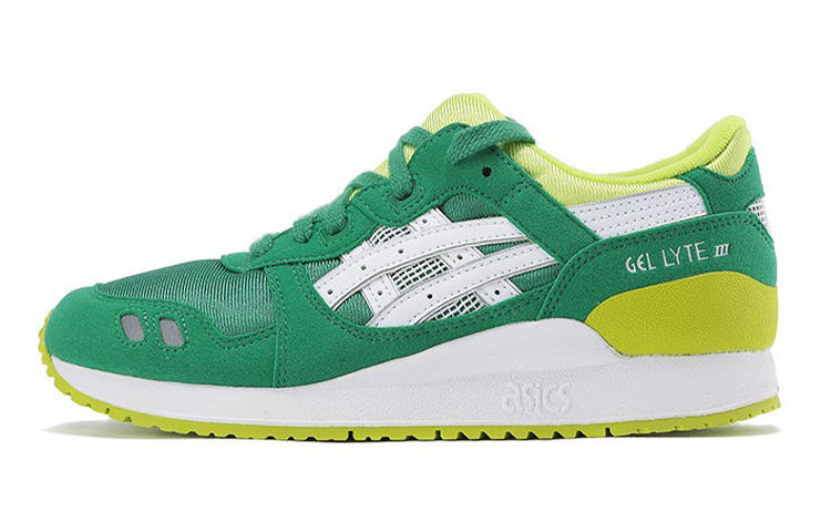 Asics Gel Lyte 3 Low top Kids' Running Shoes Green Yellow Teenagers