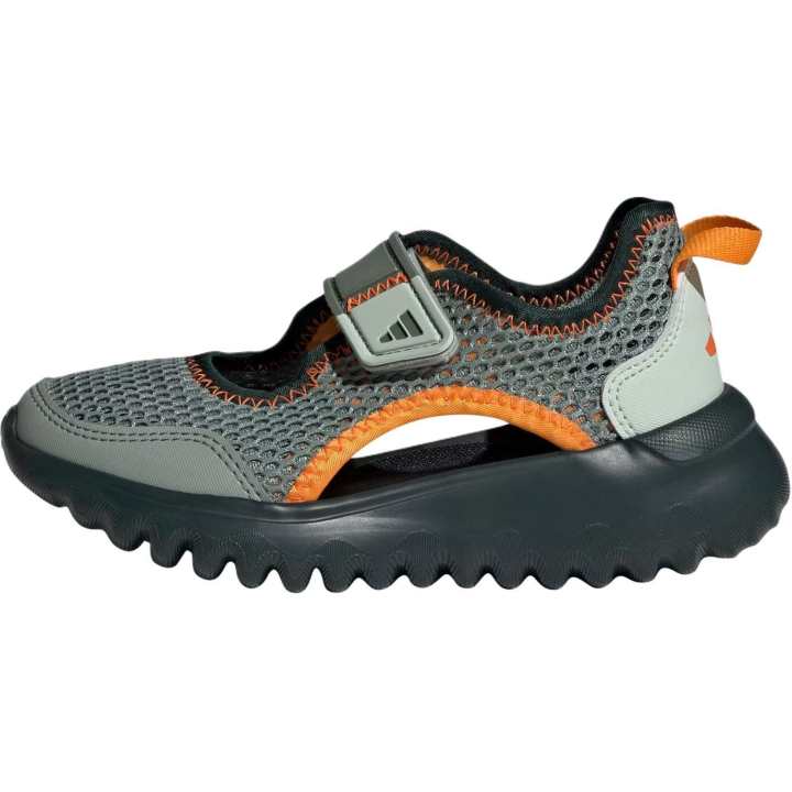 Adidas Adidas Slip Resistant Abrasion Resistant Slip Resistant Abrasion Resistant Low top Children's Sandals Silver Green