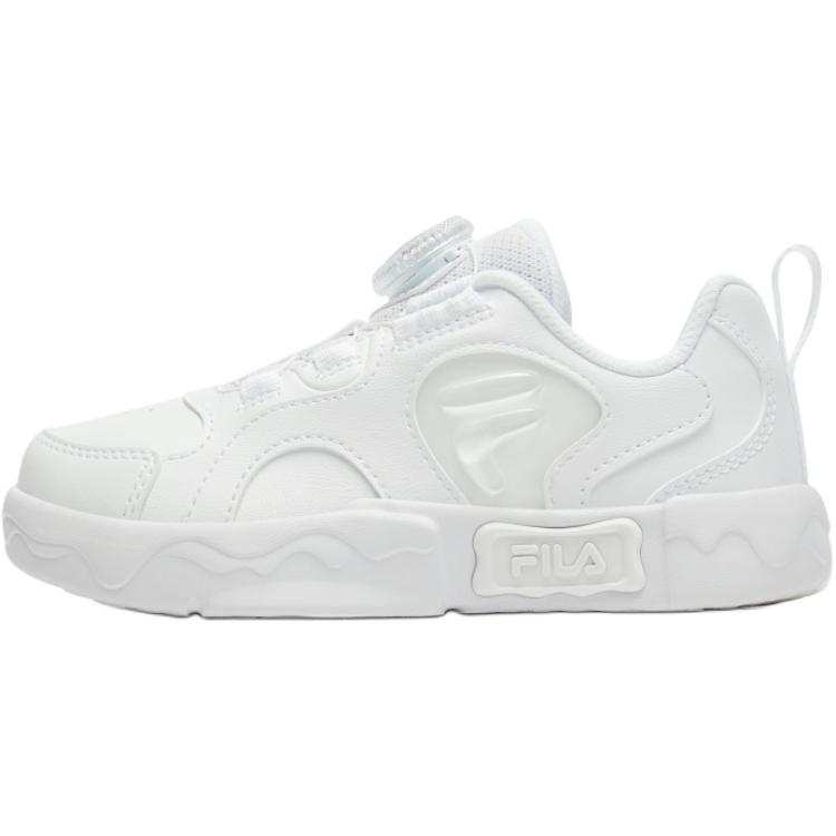 FILA KIDS Classic Culture Lightweight Cushioning Low top Kids Lifestyle Shoes FILA White Children Aged 3 7 Years Old