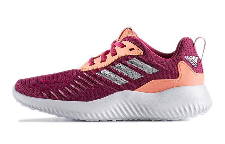 Adidas Adidas Alphabounce Rc Lightweight Abrasion Resistant Cushioning Low top Kids' Running Shoes Rose Red Teenagers