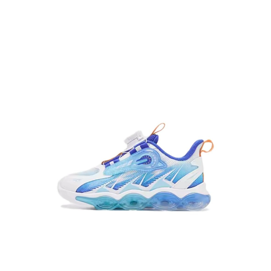 QIAODAN Cushioning, Wear Resistant Low top Kids' Running Shoes White Blue Kids'