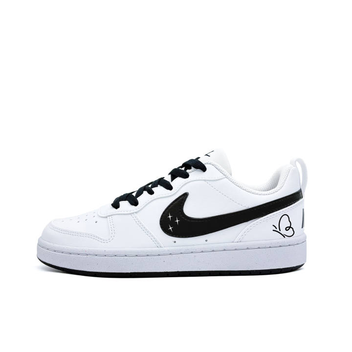 Nike Nike Court Borough Half Butterfly Synthetic Leather Abrasion Resistant Abrasion Resistant Low top