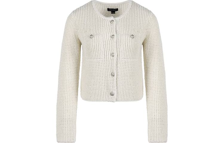 URBAN REVIVO Knitwear Women's Crew Neck Moderate Cardigan
