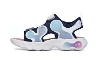 Antakids Alien 1 Children's Sandals Black White Blue Children Aged 3 7 Years Old