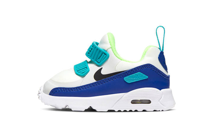 Nike Nike Air Max 90 Low top Toddler Shoes Blue White Green Infant And Toddler