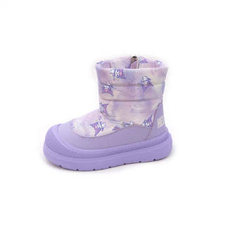 TIANYING Slip Resistant Waterproof Thermal Non Slip And Waterproof Thermal High top Kids' Boots Purple Kids'