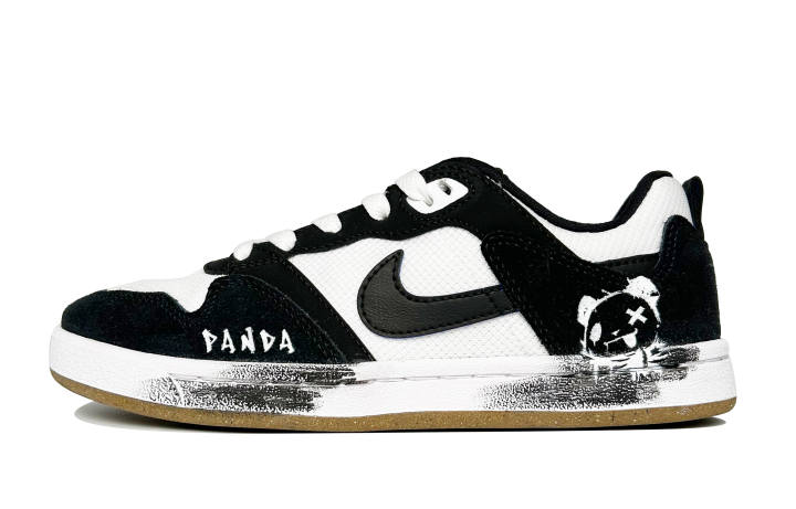 Nike Nike SB Alleyoop Panda Superman Slip Resistant Abrasion Resistant Slip Resistant Abrasion Resistant Low top