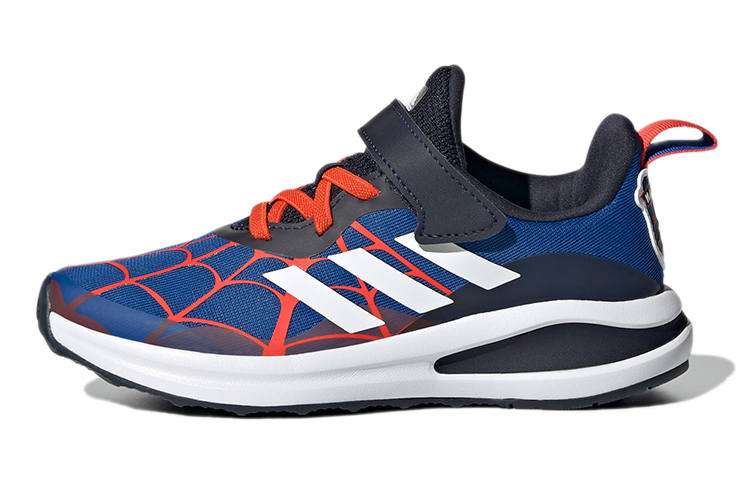Adidas Adidas Fortarun Spider Man Abrasion Resistant Kids Lifestyle Shoes Blue Orange Kids'