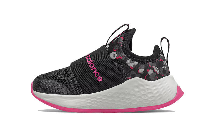 New Balance New Balance Fast V2 Comfortable Cushioning, Wear Resistant Low top Running Shoes Black Pink Infant And Toddler