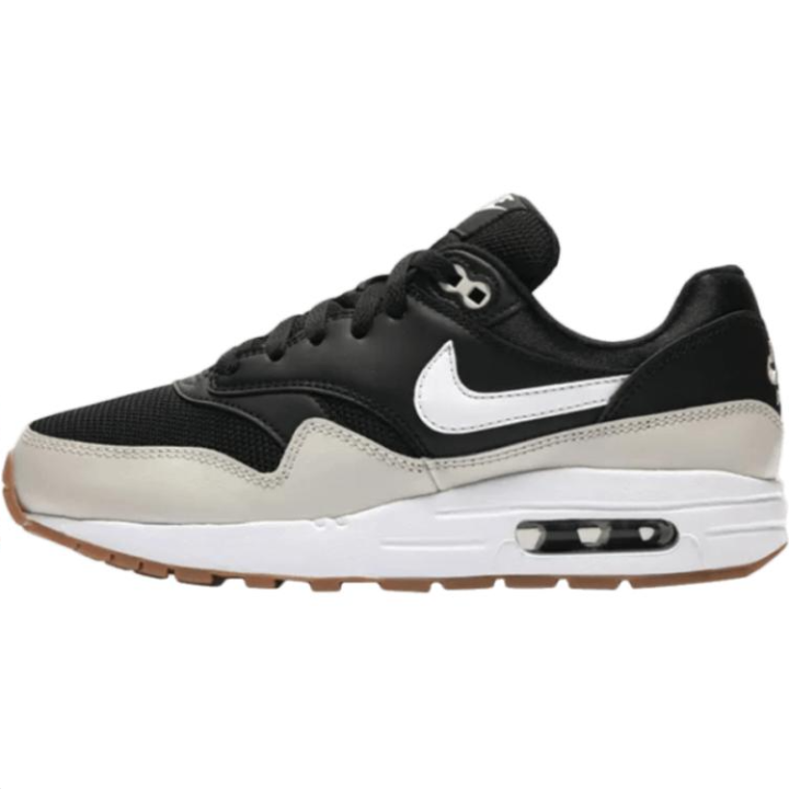 Nike Nike Air Max 1 Low top Running Shoes Black White Unisex