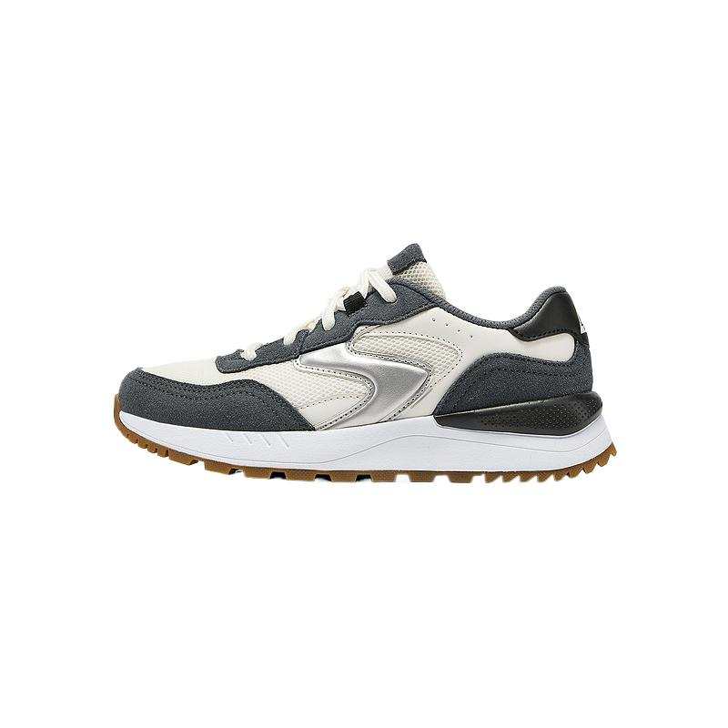 Skechers Kids Mesh Slip Resistant, Abrasion Resistant, Breathable Low top Casual Shoes Gray White Kids'