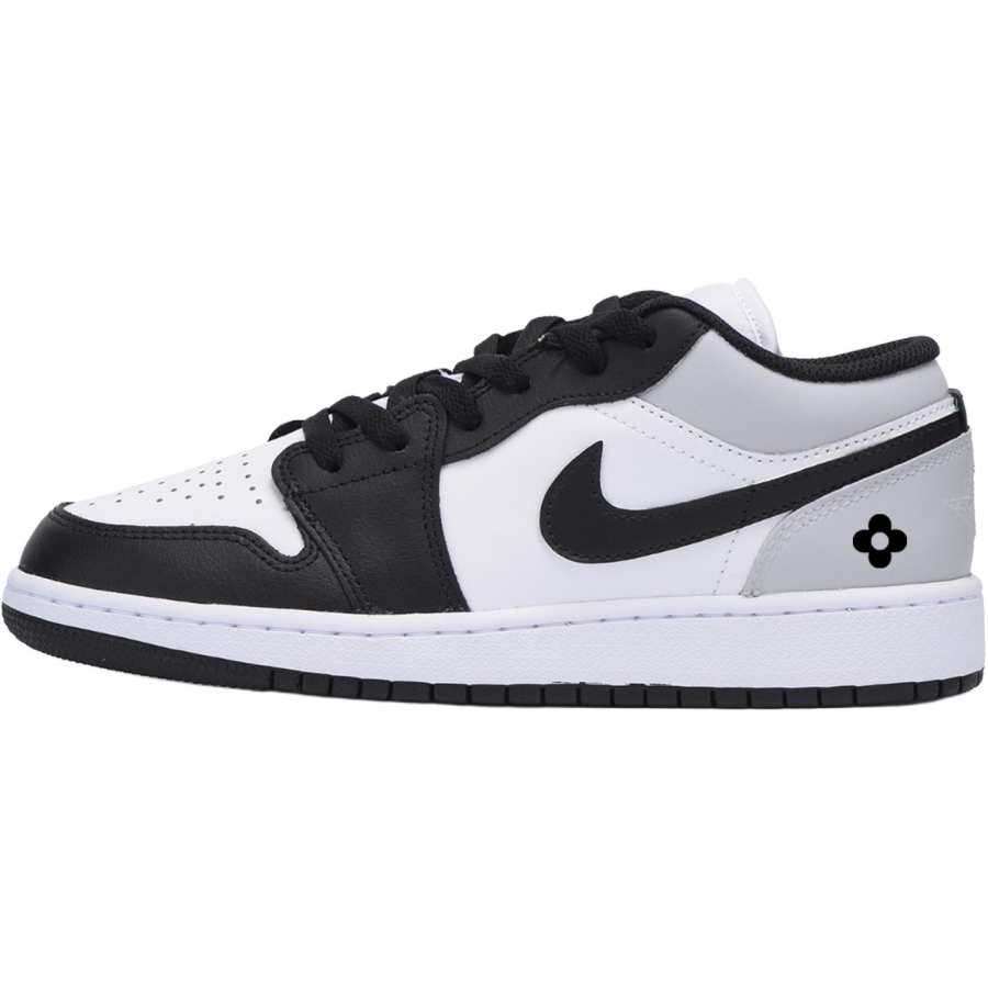 Jordan Jordan Air Jordan 1 Low Leather Low top Children's Basketball Shoes White Teenagers
