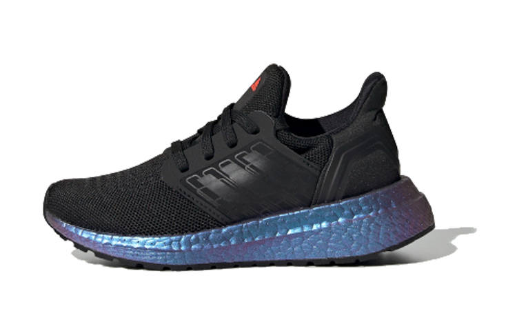 Adidas Adidas ULT C Abrasion Resistant Breathable Low top Kids' Running Shoes Black Purple Children Aged 3 7 Years Old