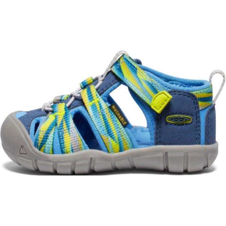 Keen Seacamp 2 Anti Kick And Abrasion Resistant Toddler Shoes Blue Infant And Toddler