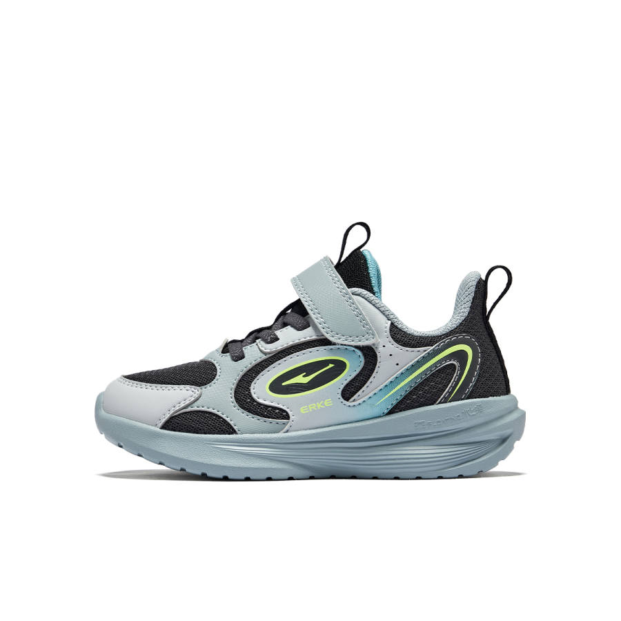 ERKE KIDS Cloud Chase Synthetic Leather, Textile Slip Resistant Cushioning Abrasion Resistant