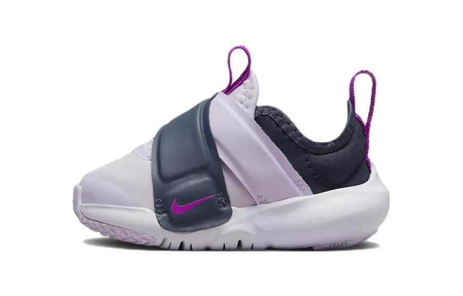 Nike Nike Flex Advance SE Slip Resistant Cushioning Abrasion Resistant Low top Toddler Shoes Black Purple Infant And Toddler