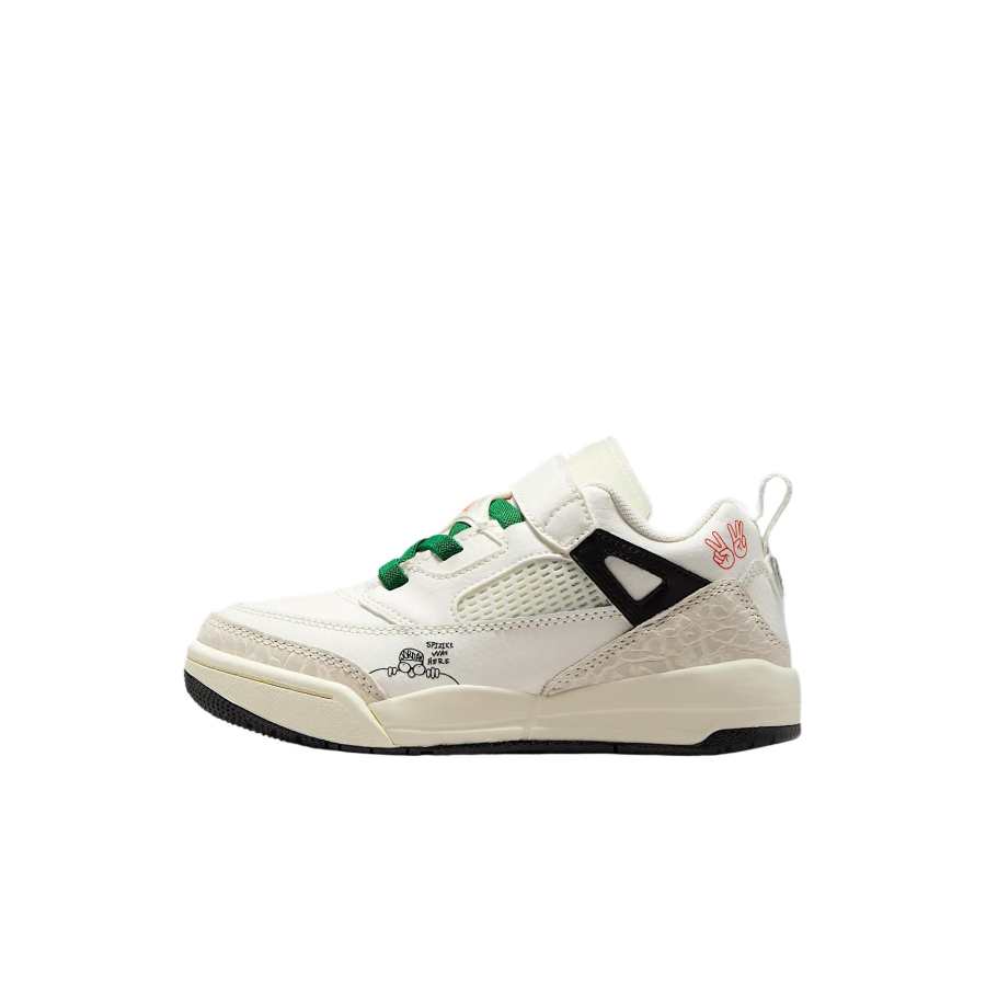 Jordan Jordan Spizike Slip Resistant Cushioning Low top Kids Lifestyle Shoes White Children Aged 3 7 Years Old