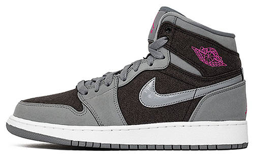 Jordan Jordan 1 Retro High GS Cool Grey Vivid Pink