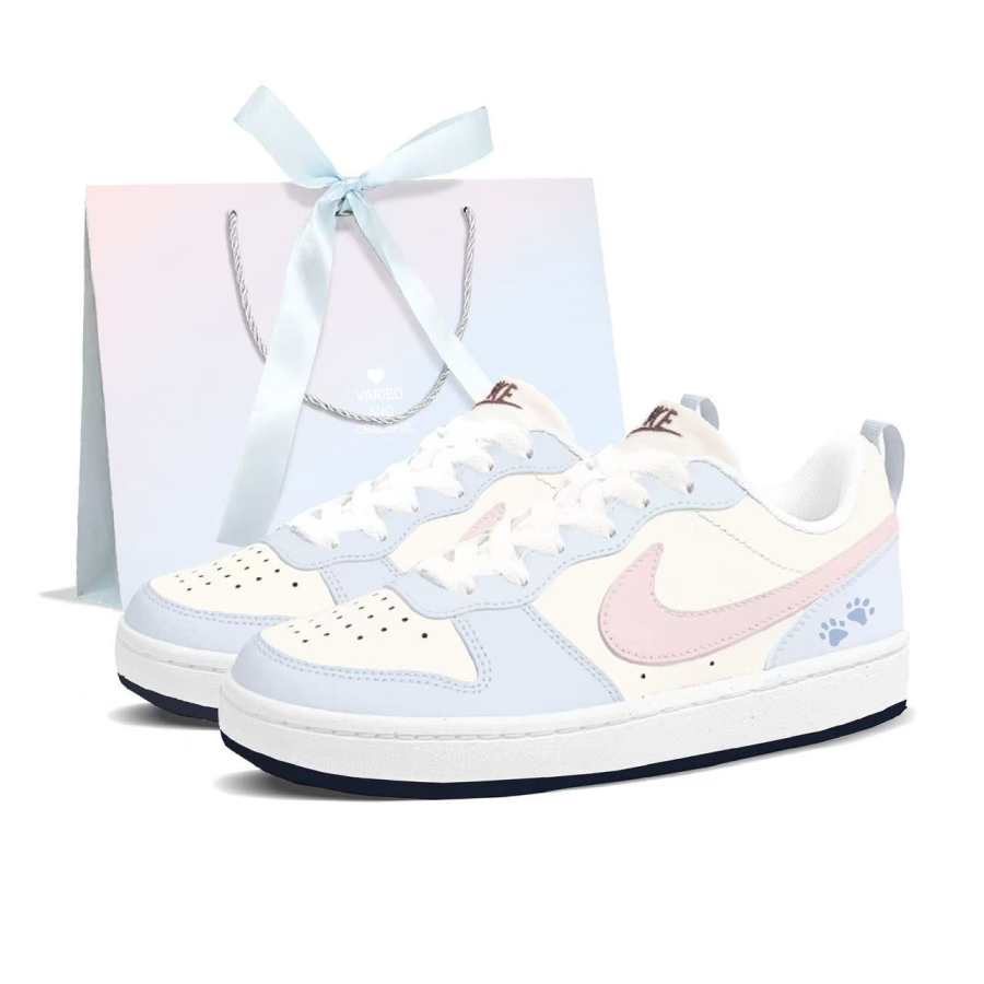 Nike Nike Court Borough Maris Sal Cat Paw Synthetic Leather, Leather Slip Resistant Abrasion Resistant