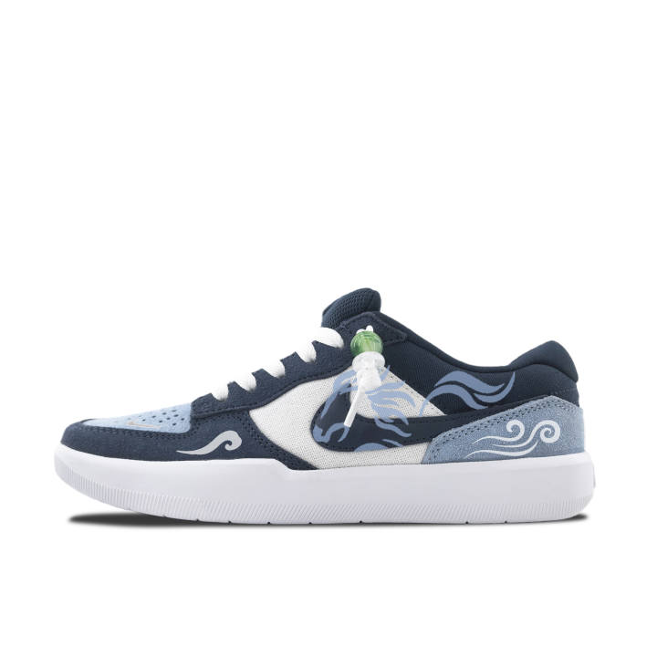 Nike Nike SB Force 58 Breathable Low top Skateboard Shoes Unisex Blue