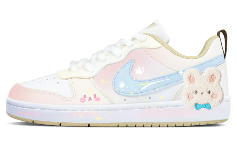 Nike Nike Court Borough Soft And Adorable Milk Puff Slip Resistant Abrasion Resistant Slip Resistant Abrasion Resistant