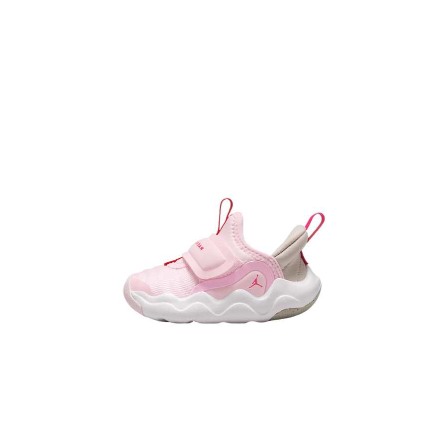 Jordan Jordan Fabric Slip Resistant Cushioning Low top Toddler Shoes Pink White Gray Infant And Toddler
