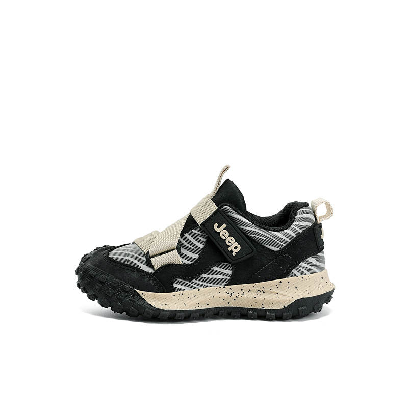 Jeep Low top Kids Lifestyle Shoes Beige Black Kids'