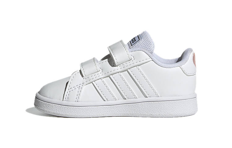 Adidas Neo GRAND COURT Abrasion Resistant Low top Skateboard Shoes White Infant And Toddler