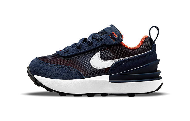 Nike Nike Waffle One Low top Sports Casual Shoes Blue Orange Infant And Toddler