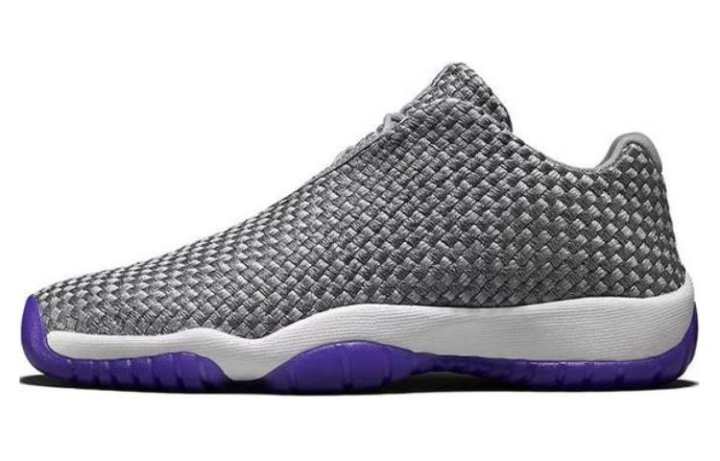 Jordan Jordan Future Low Wolf Grey Court Purple GS