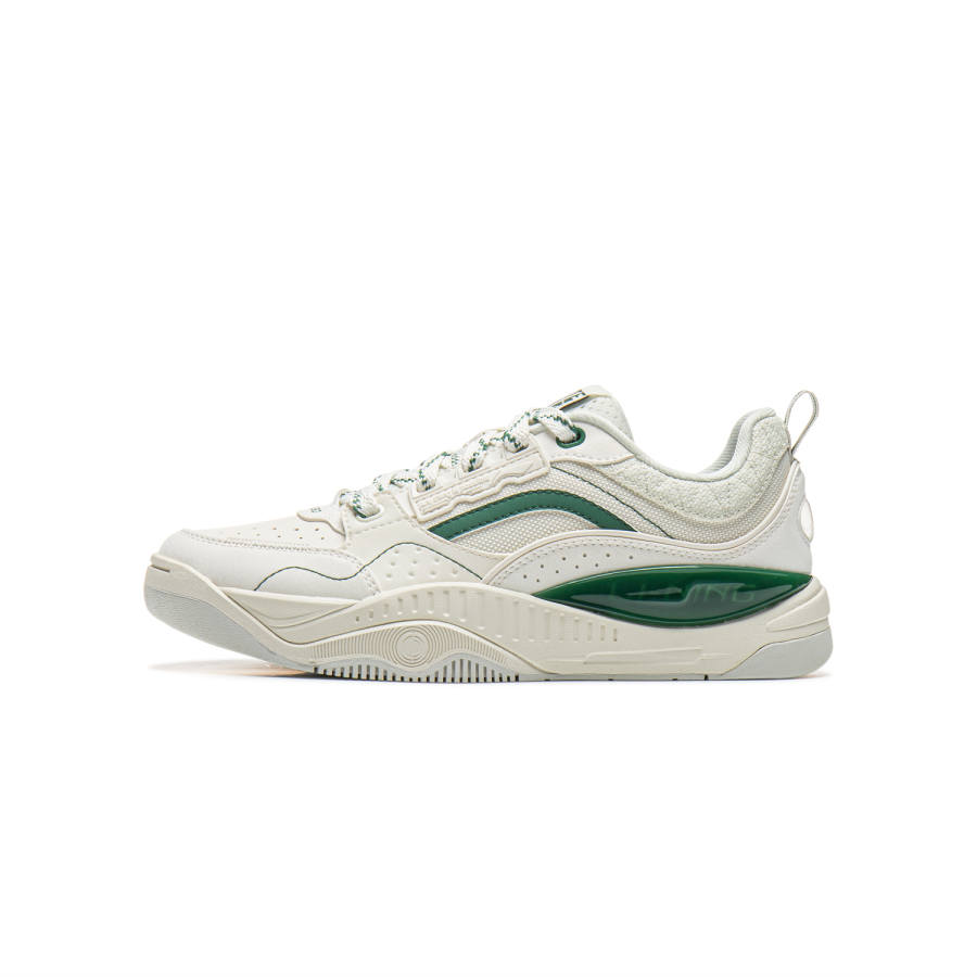 Li-Ning YOUNG Li Ning YOUNG Sports Life Collection Comfortable Slip Resistant, Abrasion Resistant, Rebound Kids Lifestyle Shoes Ivory